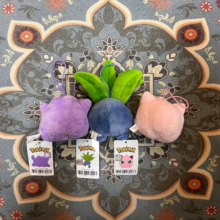 [BUNJANG] Pokemon Squishy Set (9cm) - Bellsprout, Jigglypuff, Ditto / 포켓몬스터_스퀴시 9cm _뚜벅쵸,푸린,메타몽 세트 새상품