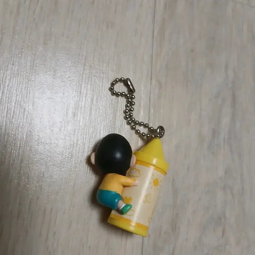 [BUNJANG] Bandai Crayon Shin-chan Mangu "Name Tag" Gacha Figure Keychain / 반다이 짱구 크레파스 이름표 맹구 키링 가챠 피규어