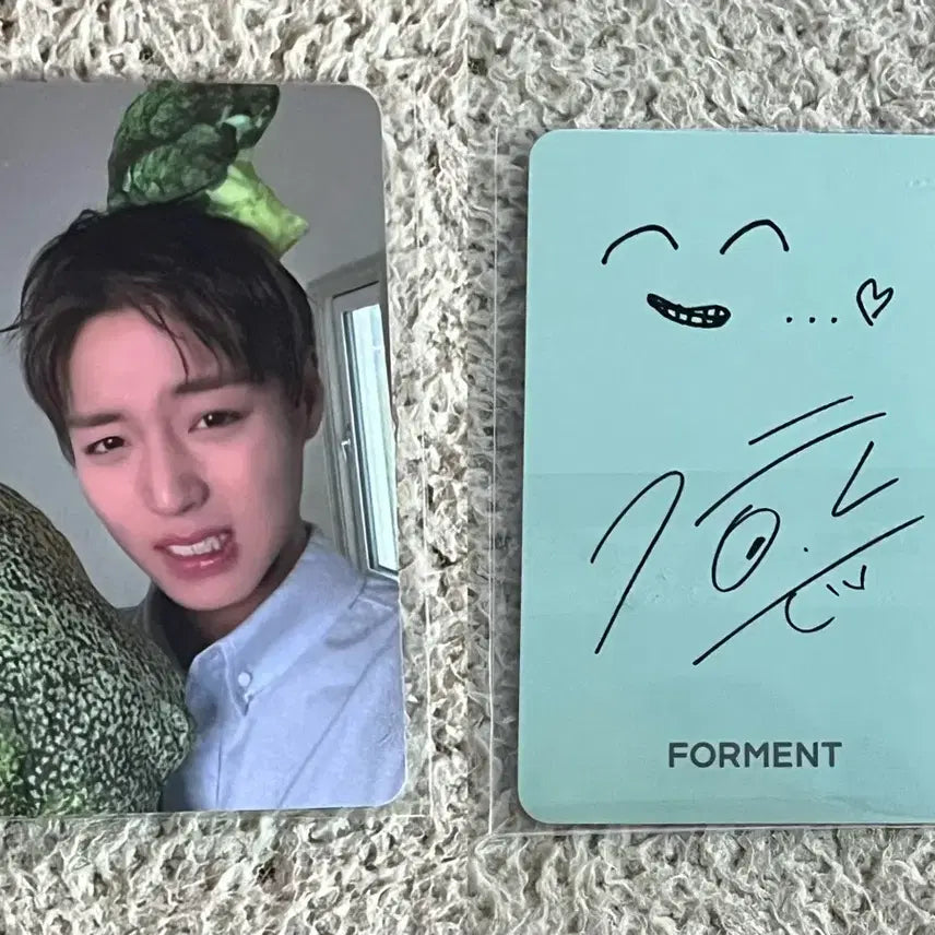 [BUNJANG] Park Jihoon FORMENT Broccoli Photocard / 박지훈 포맨트 브로콜리 포카