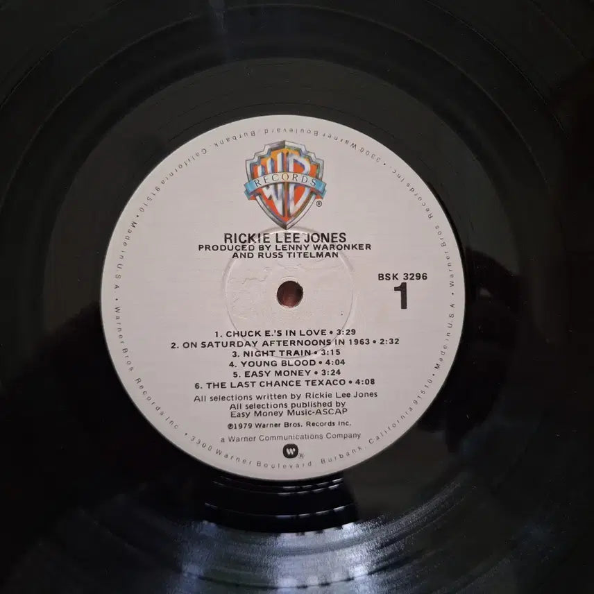 [BUNJANG] Rickie Lee Jones 1979 US Press LP Vinyl Record / 미국반/Rickie Lee Jones LP