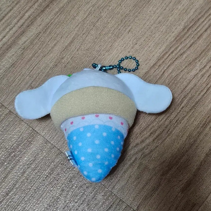 [BUNJANG] Sanrio Cinnamoroll Ice Cream Plush Charm Gacha / 산리오 시나모롤 아이스크림 인형 키링 가챠