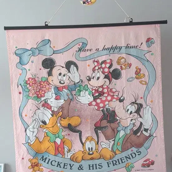 [BUNJANG] Disney Mickey &amp; Minnie Fabric / 디즈니 미키미니 패브릭