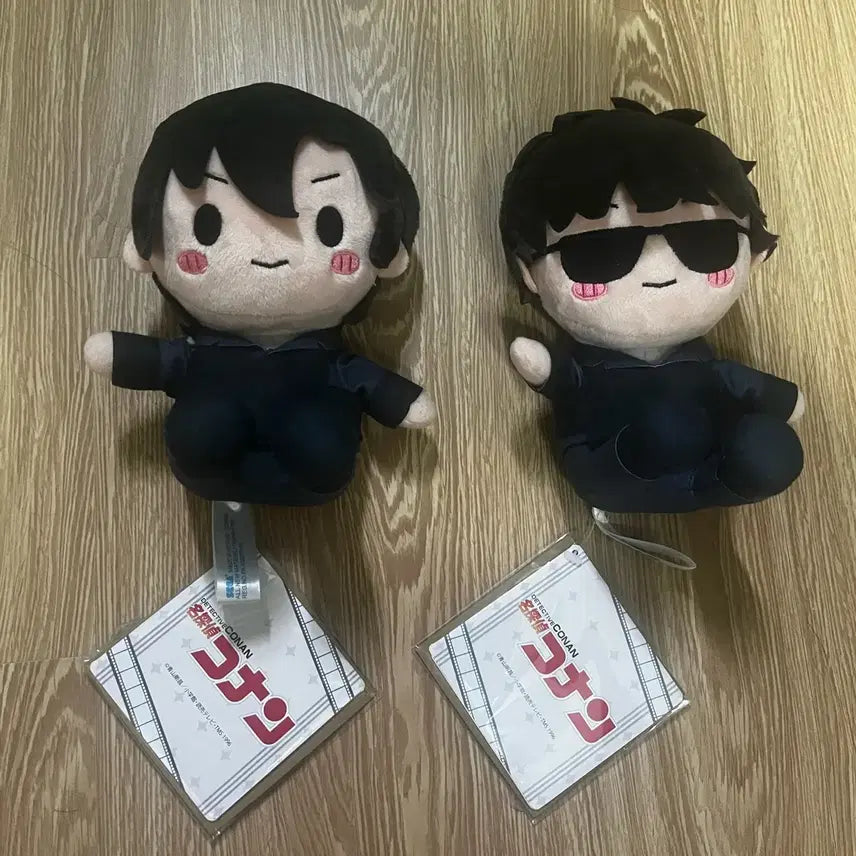 [BUNJANG] Detective Conan Kenji Hagiwara &amp; Jinpei Matsuda Sitting Plush / 명탐정 코난 하기와라 켄지, 마츠다 진페이 앉은 누이