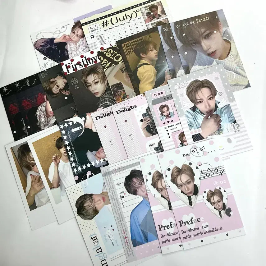 [BUNJANG] Arno Jiahao Alphadriveone Non-Official Photocard Set / 알디원 알파드라이브원 아르노 장지아하오 비공굿 포카 폴라로이드 양도 판매