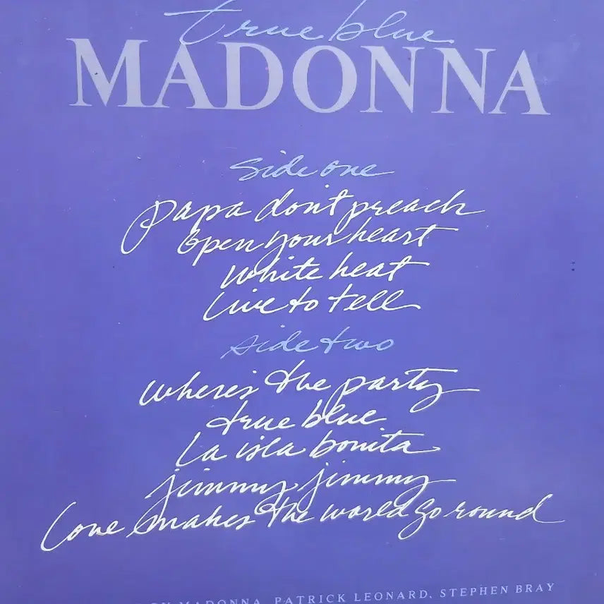 [BUNJANG] Madonna True Blue LP Vinyl Record / 마돈나 lp