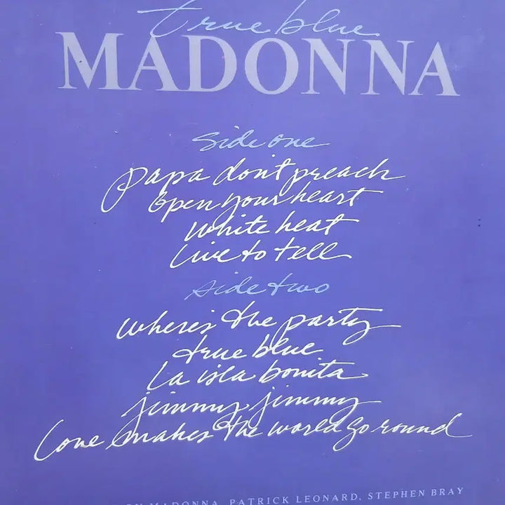 [BUNJANG] Madonna True Blue LP Vinyl Record / 마돈나 lp