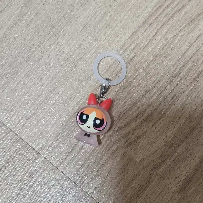 [BUNJANG] Powerpuff Girls Blossom Keyring Mejirushi Gacha / 파워퍼프걸 블로썸 키링 메지루시 가챠