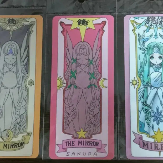 [BUNJANG] Cardcaptor Sakura [MIRROR] Card Sticker Set / [오늘 단 하루! 17시까지만 가격할인 판매!!] 카드캡터체리 미러카드 [MIRROR] 스티커 세장 일괄판매 (크로우카드,  사쿠라카드,  클리어카드)