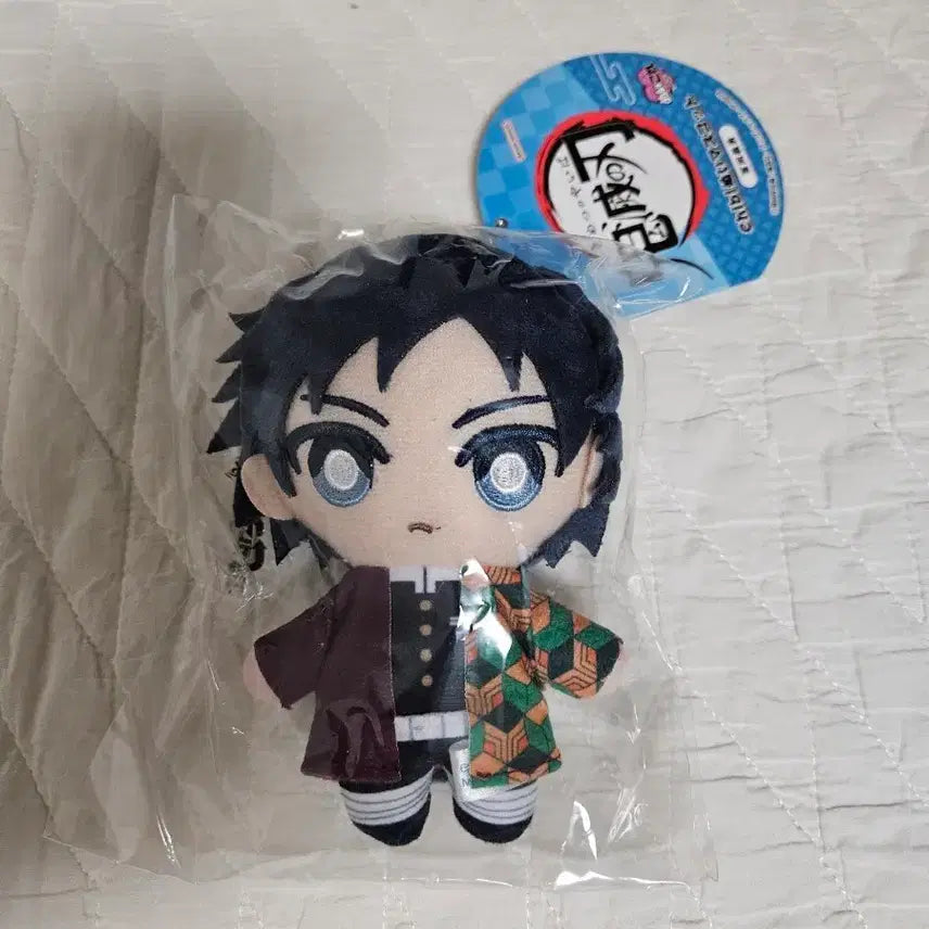 [BUNJANG] Demon Slayer: Kimetsu no Yaiba Giyu Chibi Plush Mascot / 귀멸의 칼날 치비 누이 마스코트 기유