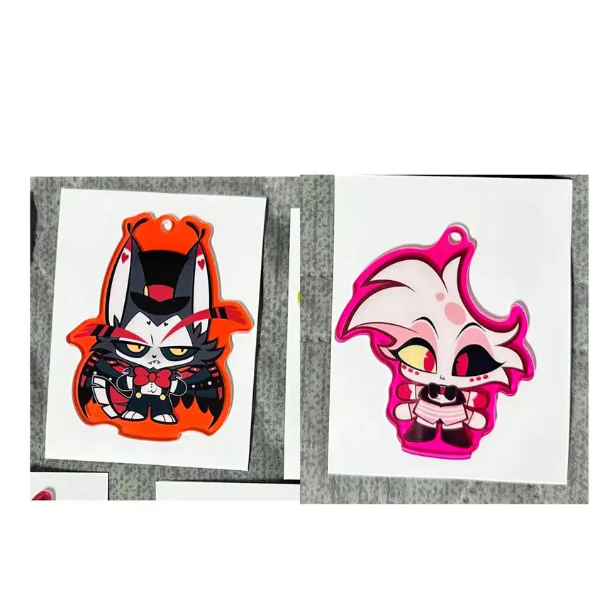 [BUNJANG] Hasbeen Hotel Acrylic Keyholder Husk Angel Bundle Set / 해즈빈호텔 더현대 팝업 아크릴 키홀더 허스크 엔젤 일괄 판매