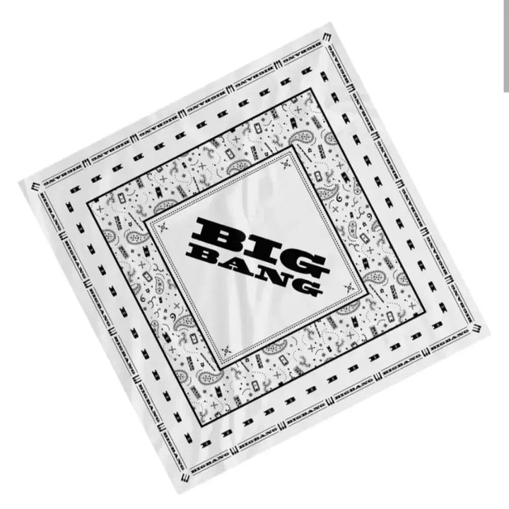 [BUNJANG] BIGBANG XX: Cosmos Bandana White / 빅뱅 2026-2027 월드 투어 XX : 코스모스 반다나 화이트
