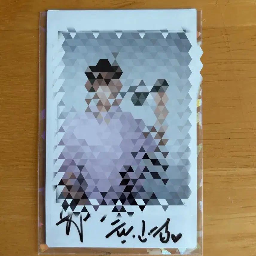 [BUNJANG] Hwang In Youp Autographed Polaroid / 황인엽 친필 싸인 폴라로이드 양도