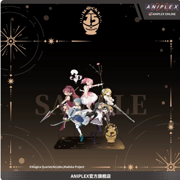 [BUNJANG] Puella Magi Madoka Magica 15th Anniversary Acrylic Stand &amp; Framed Art Print Bundle Set / 일괄) 마법소녀 마도카 마기카 15주년 아크릴, 액자색지
