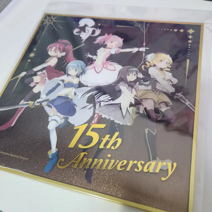 [BUNJANG] Puella Magi Madoka Magica 15th Anniversary Acrylic Stand &amp; Framed Art Print Bundle Set / 일괄) 마법소녀 마도카 마기카 15주년 아크릴, 액자색지