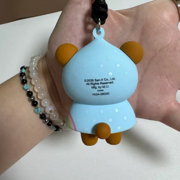 [BUNJANG] Rilakkuma Raincoat Rilakkuma Keychain New / 리락쿠마 랜깡에서 나온 우비 리락 새상품 판매중