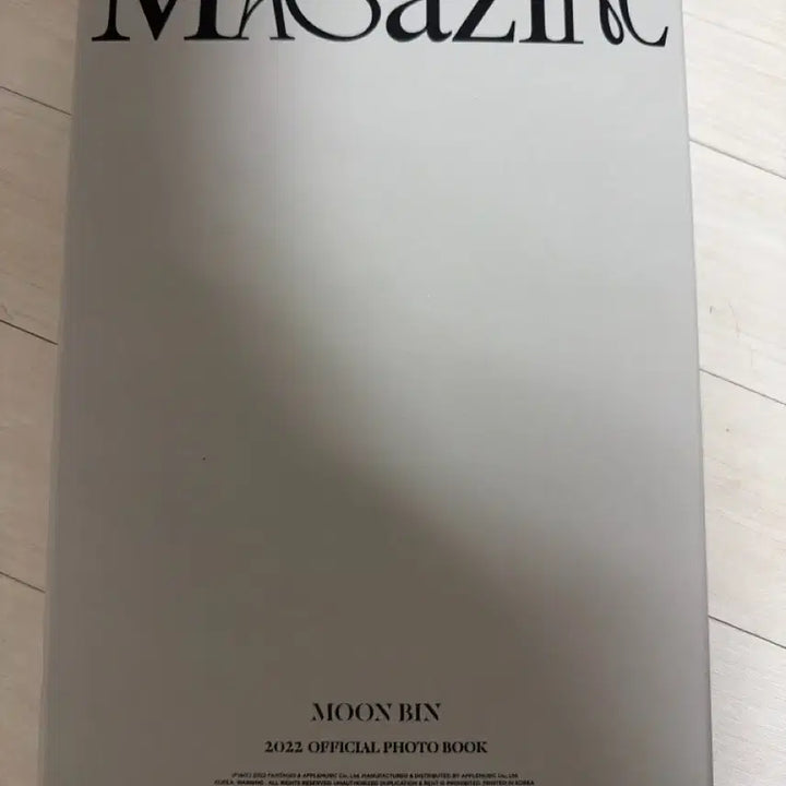 [BUNJANG] Moonbin 2022 Photobook / 문빈 2022 포토북