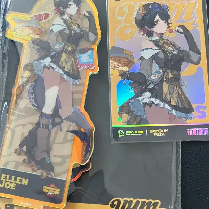 [BUNJANG] JENZONEZ 반올림피자 Collaboration Ellen Acrylic Stand &amp; Photocard / 젠존제 반올림피자 콜라보 엘렌 아크릴,포카