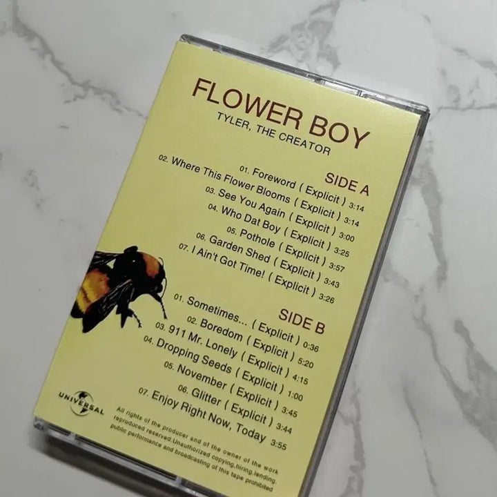 [BUNJANG] Tyler, The Creator Flower Boy Cassette Tape / 타일러 더 크리에이터 Flower Boy 카세트 테이프