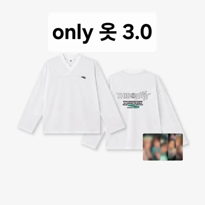 [BUNJANG] Stray Kids Long Sleeve T-Shirt / 스키즈 롱슬리브 팝업 양도 스트레이키즈 판매