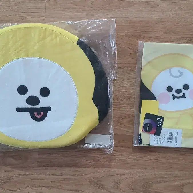 [BUNJANG] BT21 Chimmy Cushion &amp; Nara Home Deco Chimmy Pillow Cover Set / BT21 치미 방석 &amp; 나라홈데코 치미 베개커버 세트