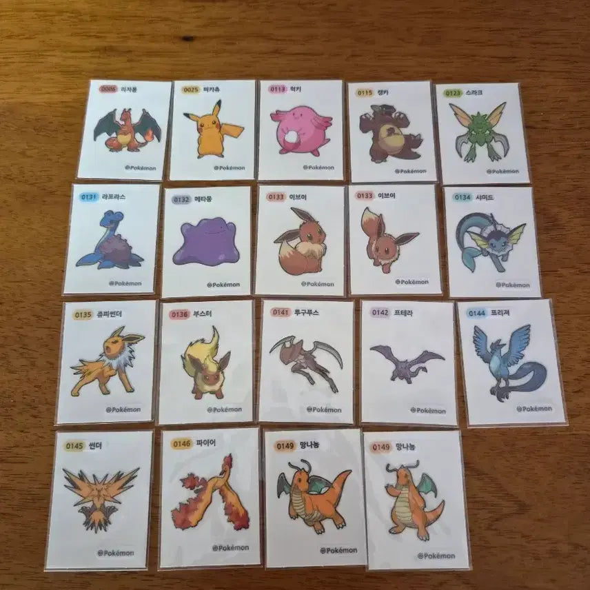 [BUNJANG] Pokemon Season 2 Sticker / 포켓몬 시즌2 띠부씰