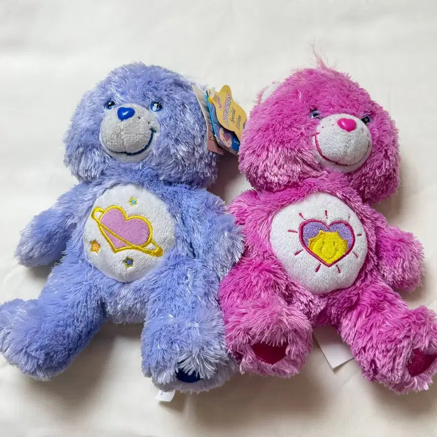 [BUNJANG] Special Edition Vintage Care Bears Plush Set (2 Pieces) / 스페셜에디션 빈티지 케어베어 인형 2p 세트