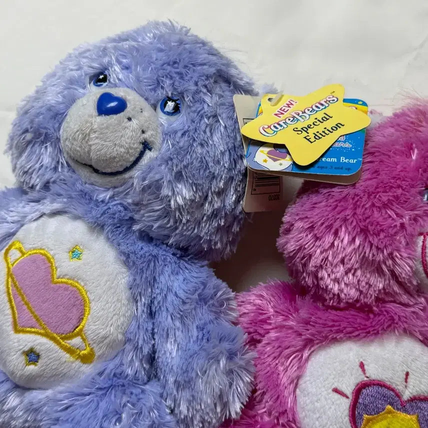 [BUNJANG] Special Edition Vintage Care Bears Plush Set (2 Pieces) / 스페셜에디션 빈티지 케어베어 인형 2p 세트