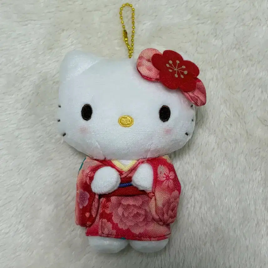 [BUNJANG] Sanrio Japan Exclusive Kimono Hello Kitty Plush Charm / 일본정품 기모노 키티 키링인형