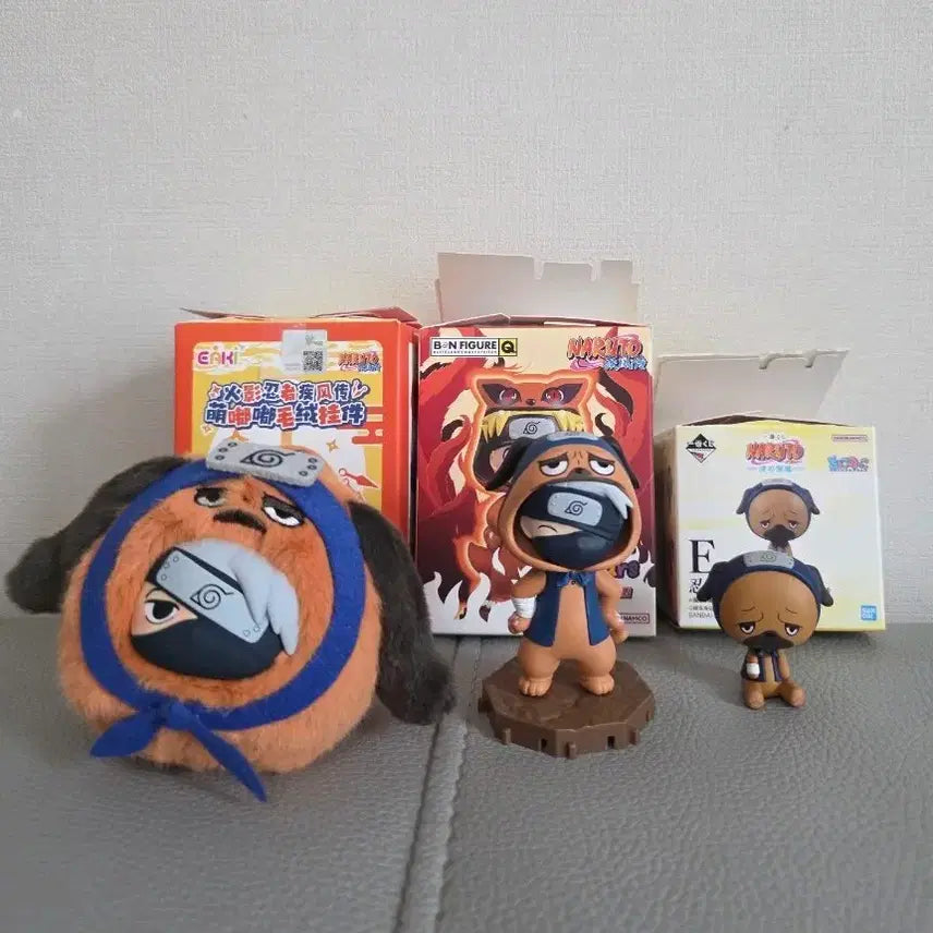 [BUNJANG] Naruto Kakashi Pakkun Ninken Tobuto Nabubu Chokonoko Bundle Set / 나루토 카카시 팟쿤 닌견 탑토이 나부부 초코노코 일괄