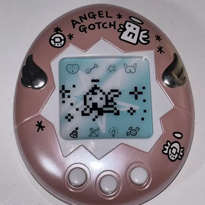 [BUNJANG] Tamagotchi Tenshitchi Angelgotchi Pink Lottery C Prize Mirror / 다마고치 텐시치 엔젤고치 핑크 쿠지 c상 미러
