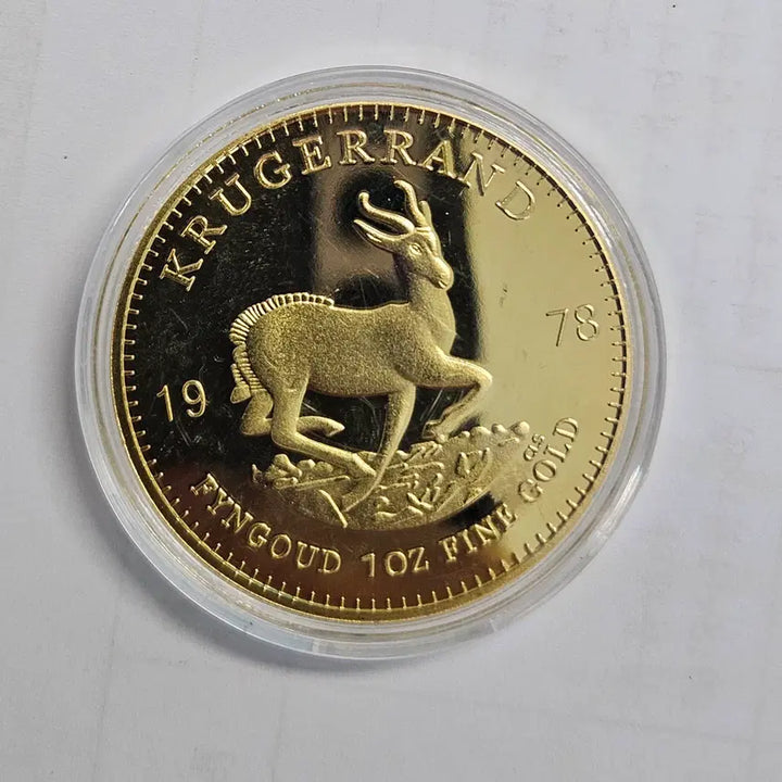 [BUNJANG] Large Golden Coin Medal / [대형동전] 황금색 대형 동전 메달 mw37