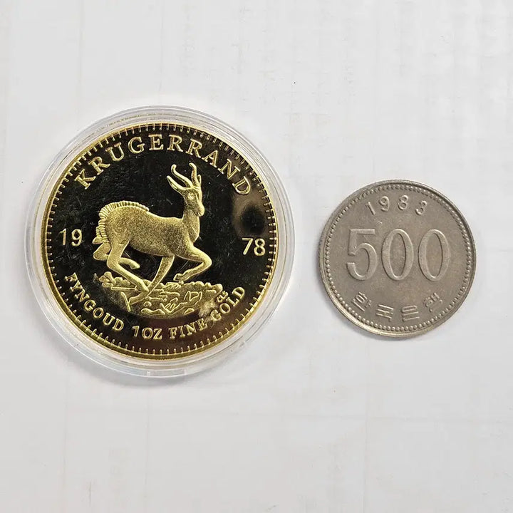 [BUNJANG] Large Golden Coin Medal / [대형동전] 황금색 대형 동전 메달 mw37