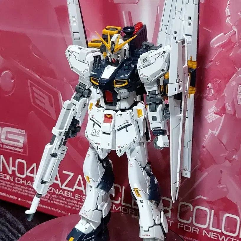 [BUNJANG] Bandai RG Nu Gundam Double Fin Funnel Type + Delpi Decal Completed Model Kit / 반다이 RG 뉴건담 더블핀판넬 타입 + 델피데칼 완성품 팝니다