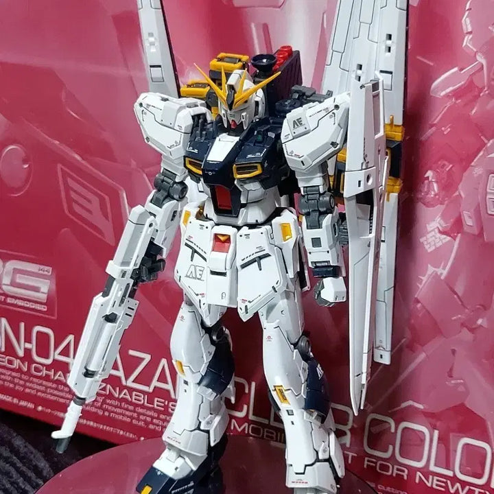 [BUNJANG] Bandai RG Nu Gundam Double Fin Funnel Type + Delpi Decal Completed Model Kit / 반다이 RG 뉴건담 더블핀판넬 타입 + 델피데칼 완성품 팝니다