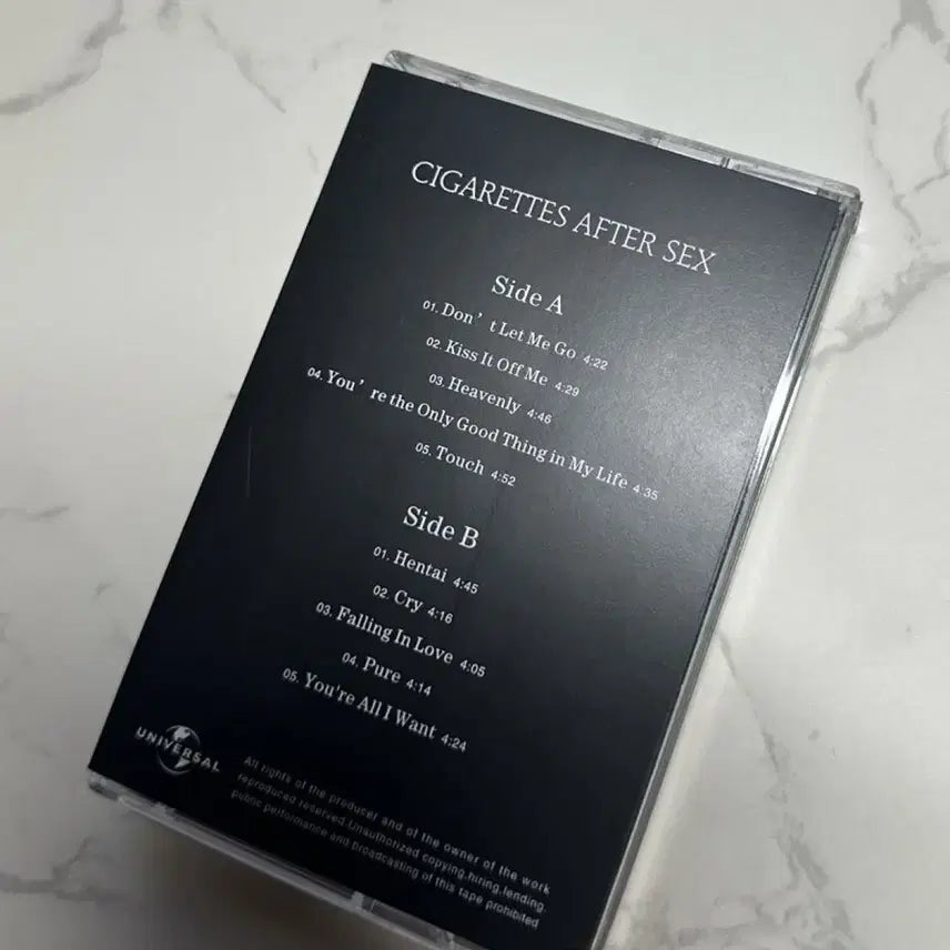 [BUNJANG] Cigarettes After Sex Cry Cassette Tape / 시거렛 애프터 섹스 2집 Cry 카세트 테이프