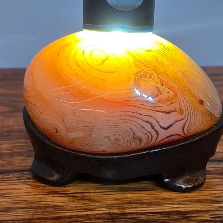 [BUNJANG] Vivid Finger Agate Mineral Scholar Stone / 26081908 좋은 기운을 내뿜는 영롱한 지문마노석 광물 수석 팝니다