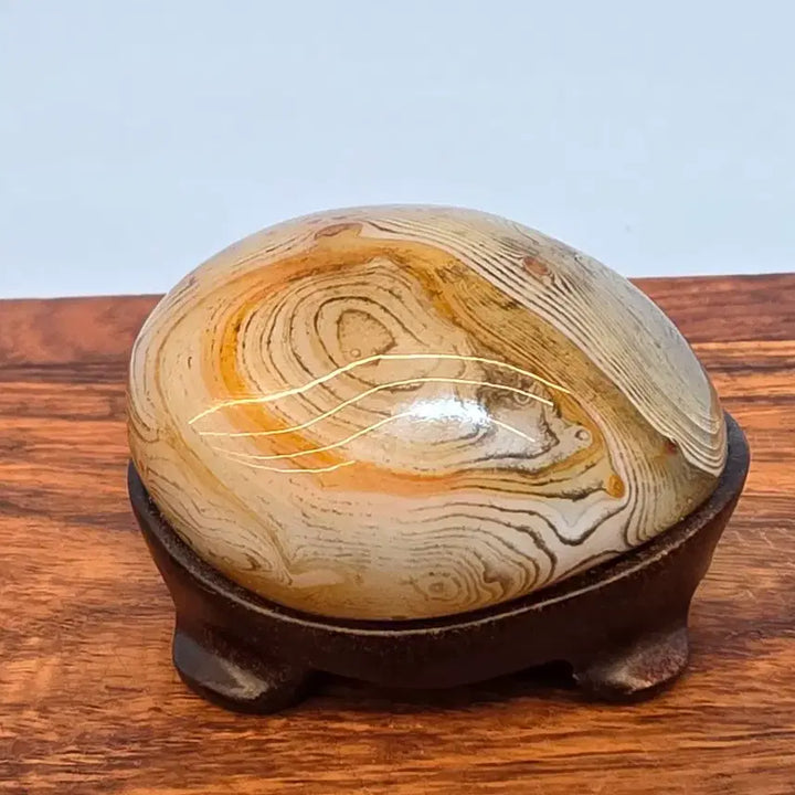 [BUNJANG] Vivid Finger Agate Mineral Scholar Stone / 26081908 좋은 기운을 내뿜는 영롱한 지문마노석 광물 수석 팝니다
