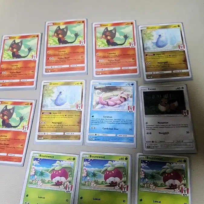[BUNJANG] Pokemon Card KFC Promo Set / 포켓몬카드 kfc 프로모