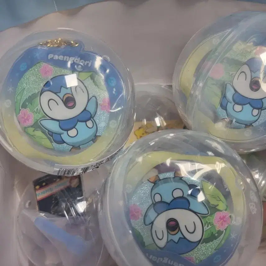 [BUNJANG] Pokemon Pop-up Fan Keychain / 포켓몬 팝업 캔뱃지 부채 키링