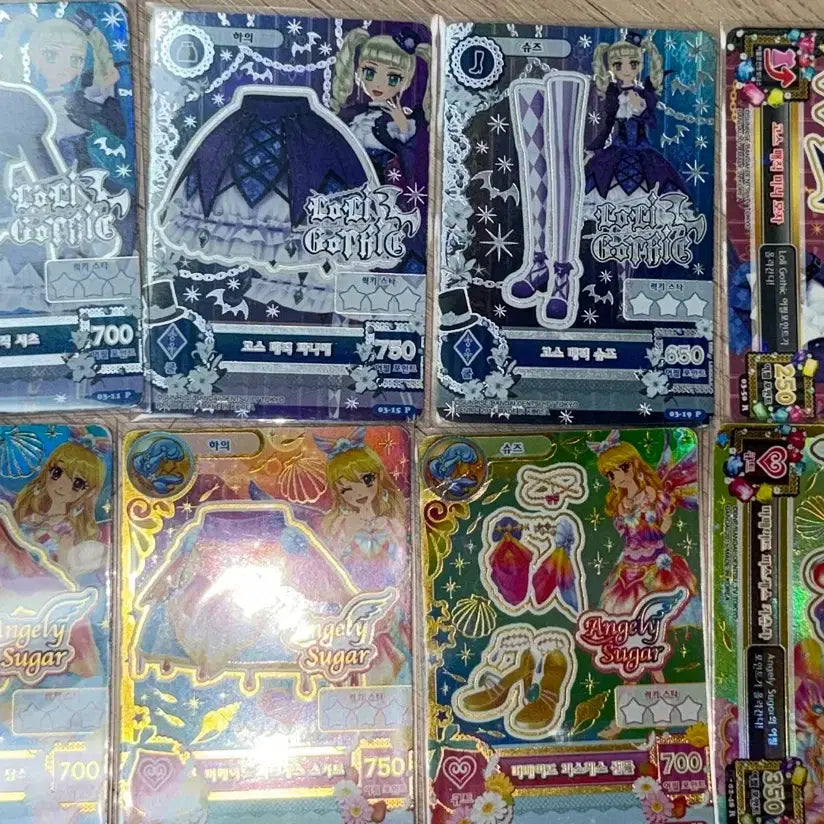 [BUNJANG] Aikatsu! GOSMAGIC Mermaid Ichigo Rainbow White Parade Seeraazard Card Set / 아이엠스타 아이카츠 고스매직 머메이드 등등