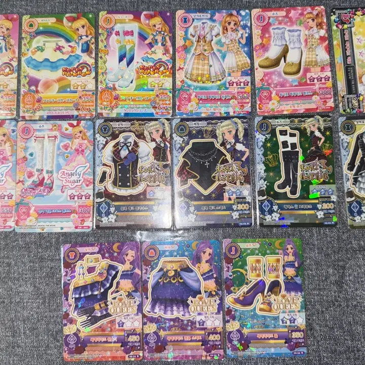 [BUNJANG] Aikatsu! GOSMAGIC Mermaid Ichigo Rainbow White Parade Seeraazard Card Set / 아이엠스타 아이카츠 고스매직 머메이드 등등