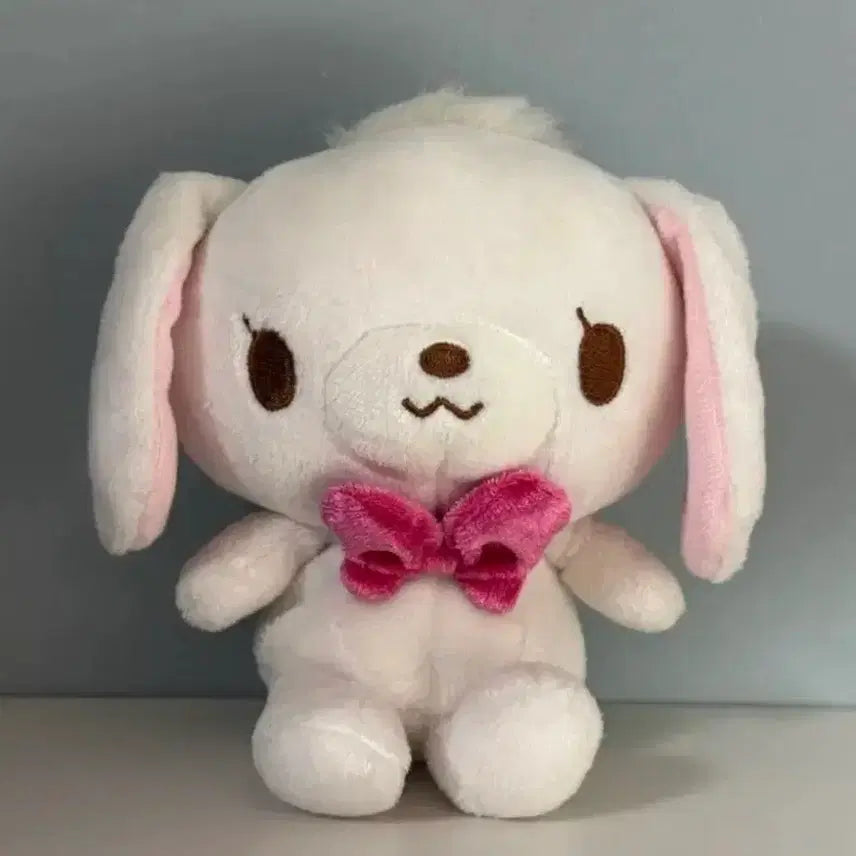 [BUNJANG] Sanrio Sugarbunnies Shirousa &amp; Kurousa Pouch Keyring / 희귀 고전 슈가바니즈 시로우사 인형 산리오 쿠로우사 메지루시 파우치 키링 가챠