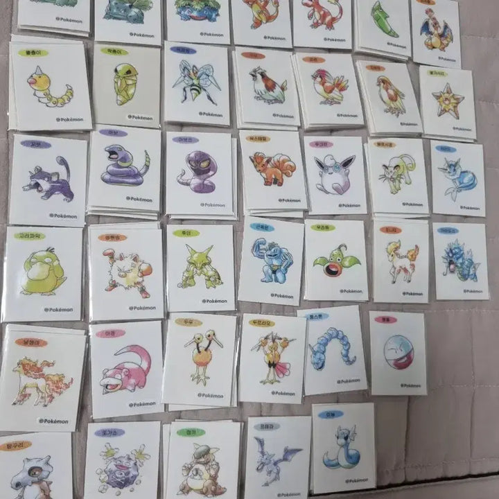 [BUNJANG] Pokemon Artwork Special Stickers / 포켓몬 아트웍 스폐셜 띠부씰 판매 또는 교환