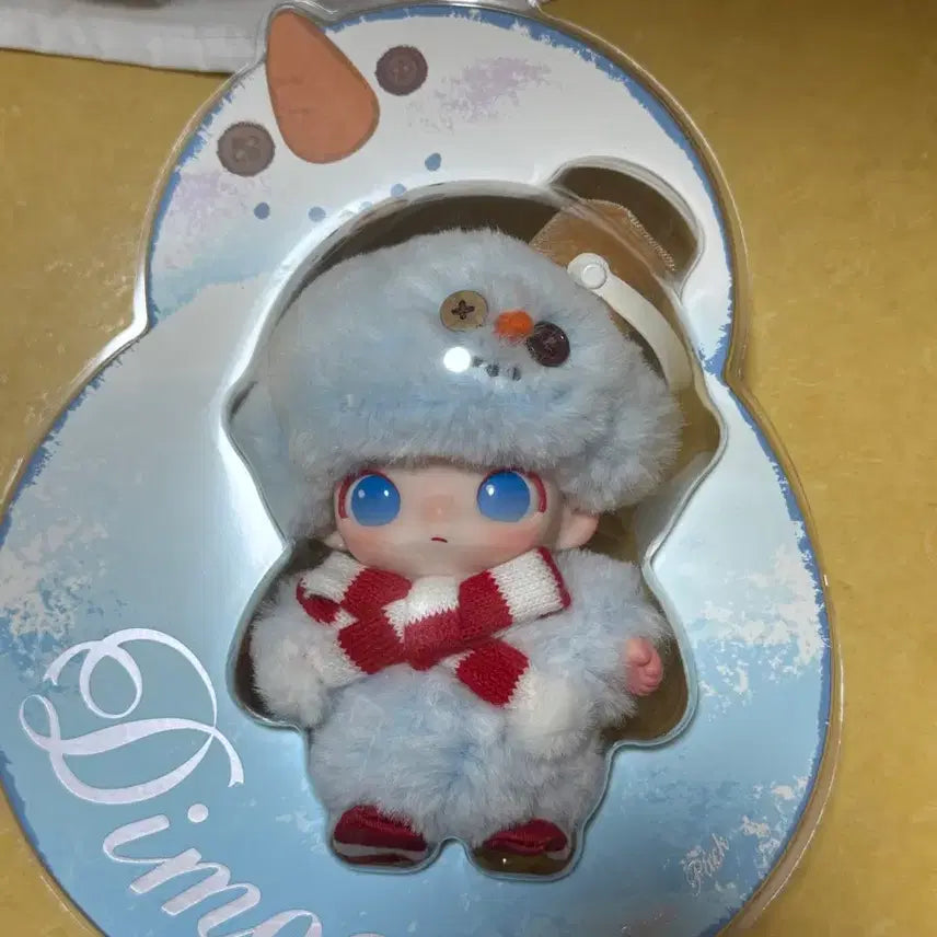 [BUNJANG] Pop Mart Dimoo Snowman Plush Doll Pack (Sealed) / (미개봉 새상품) 팝마트 디무 snowman 인형 팩
