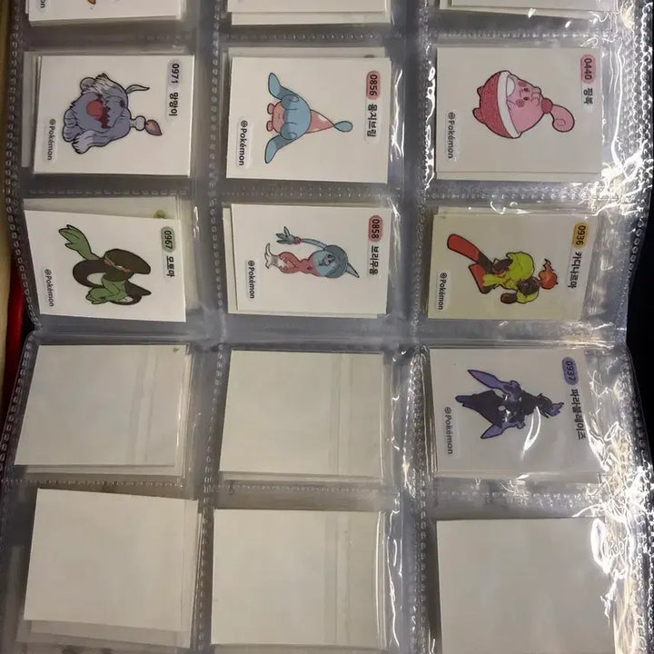 [BUNJANG] Pokemon Stickers (3rd, 4th, 5th, 9th Gen) Bundle Set / 포켓몬 띠부씰 3,4,5,9세대 일괄 판매