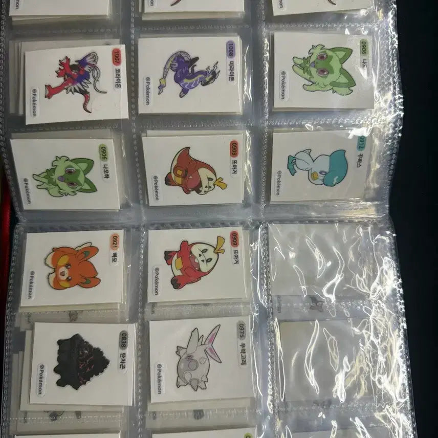 [BUNJANG] Pokemon Stickers (3rd, 4th, 5th, 9th Gen) Bundle Set / 포켓몬 띠부씰 3,4,5,9세대 일괄 판매