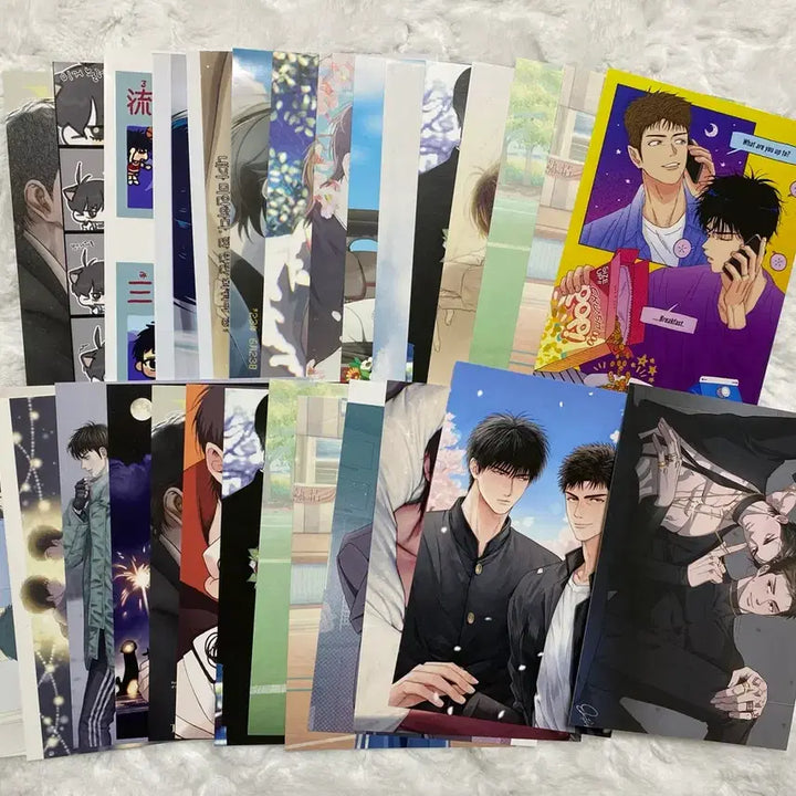 [BUNJANG] Slam Dunk Taewoong &amp; Dae-man Photo Sticker Set / 슬램덩크 태웅대만 프박 엽서 28장 서태웅 정대만 굿즈