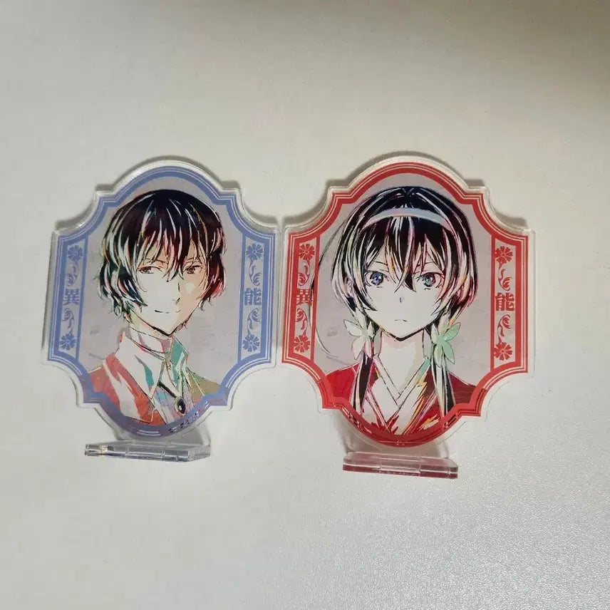 [BUNJANG] Bungo Stray Dogs Izumi Kyouka Dazai Osamu Acrylic Stand Bundle Set / 문스독 이즈미 쿄카 다자이 오사무 아크릴 일괄