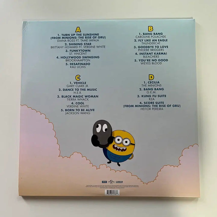 [BUNJANG] Minions: The Rise of Gru Colored LP (Unplayed) / [당일발송] 미니언즈 더 라이즈 오브 그루 컬러 LP (미청음)