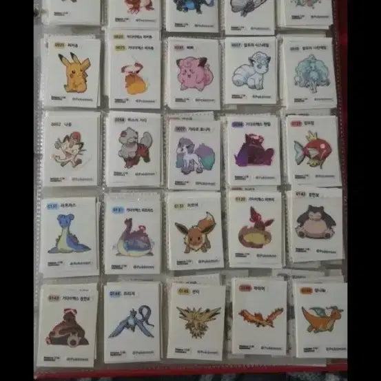 [BUNJANG] Pokemon Bread Stickers Season 5 150-Piece Set / 최저가 포켓몬 띠부씰 시즌5 150종세트